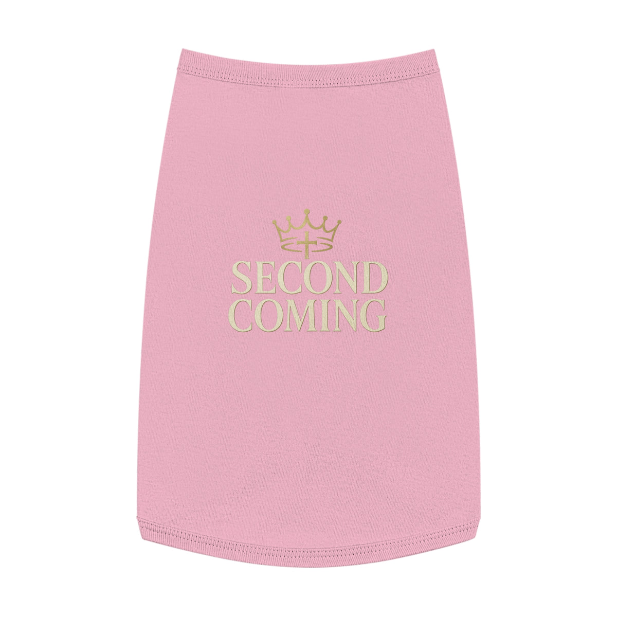 Pet Tank Top — "Second Coming" Crown Dog Shirt
