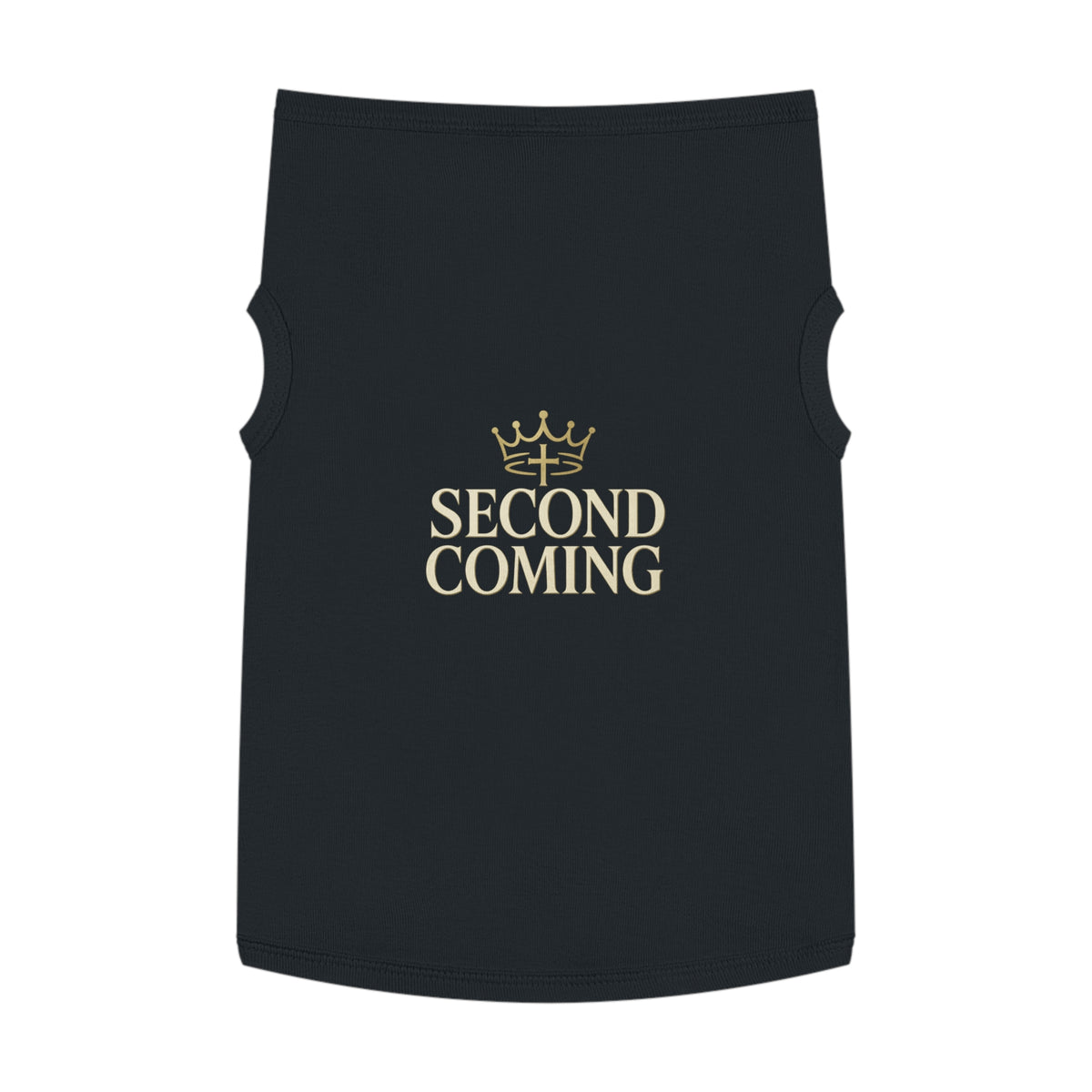 Pet Tank Top — "Second Coming" Crown Dog Shirt
