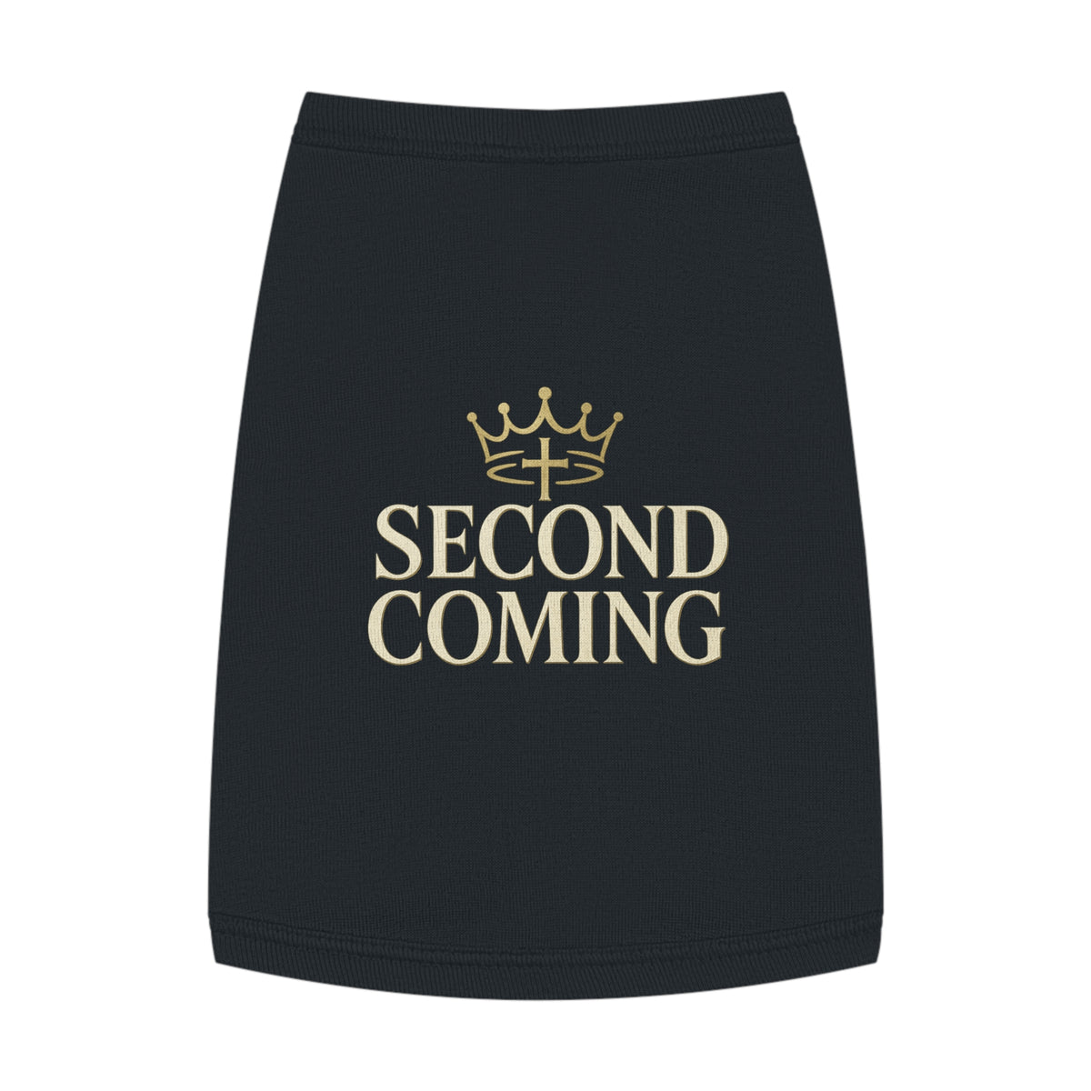 Pet Tank Top — "Second Coming" Crown Dog Shirt