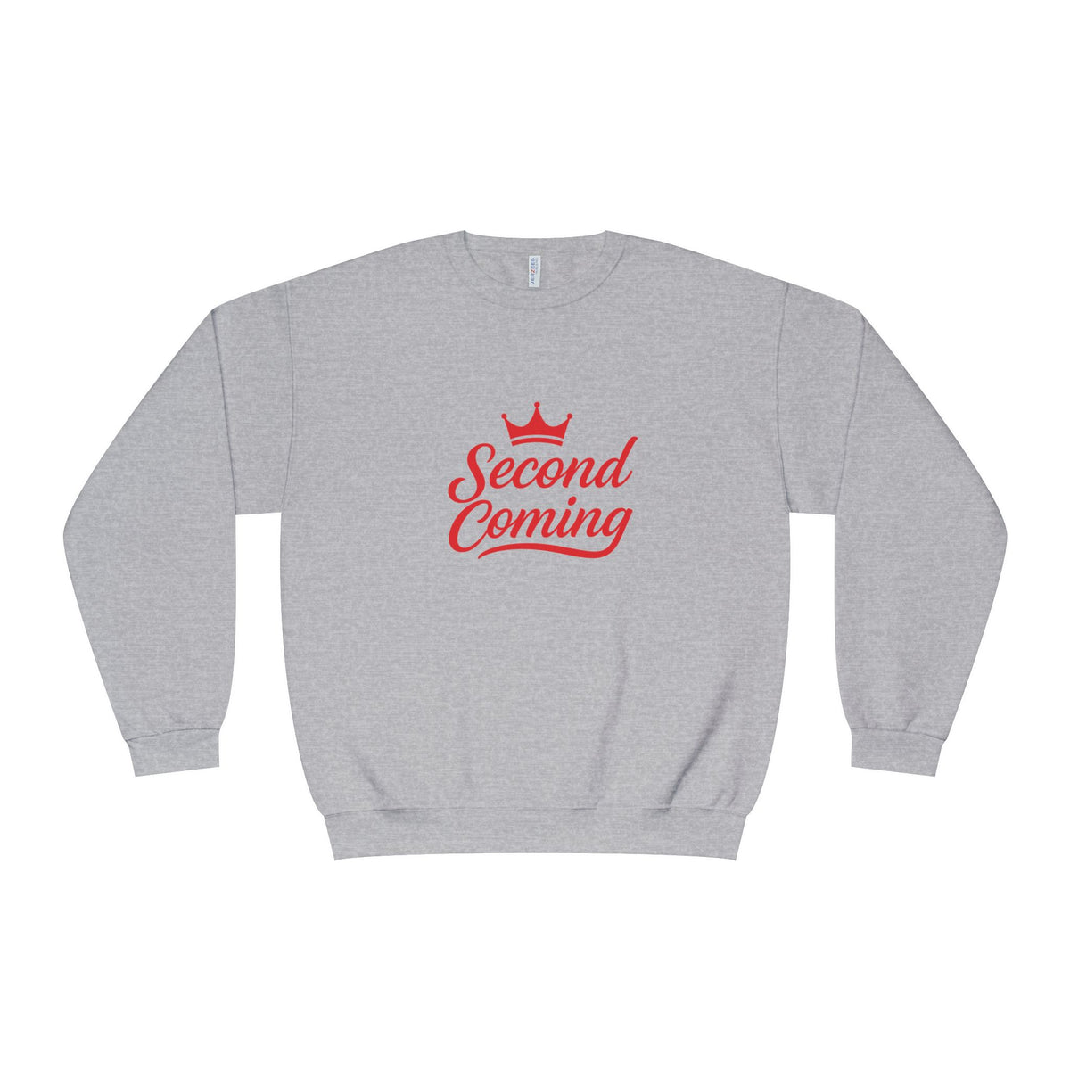 Second Coming Sweatshirt – Bold Script Crown Crewneck