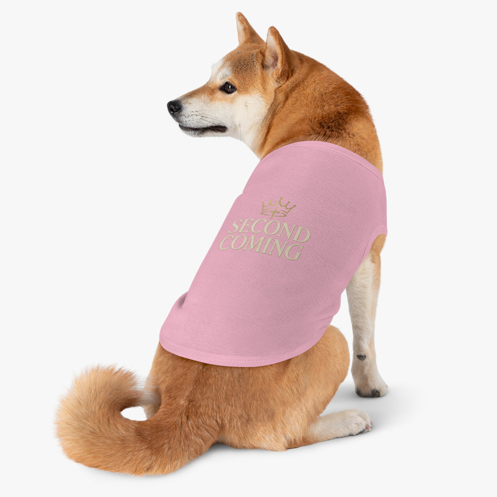 Pet Tank Top — "Second Coming" Crown Dog Shirt