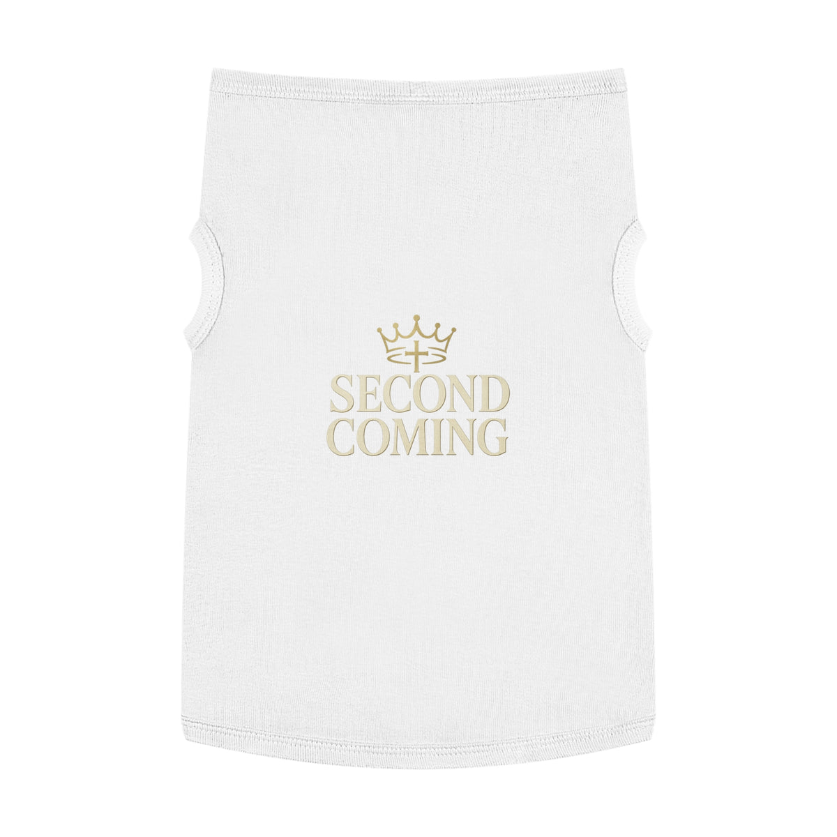 Pet Tank Top — "Second Coming" Crown Dog Shirt