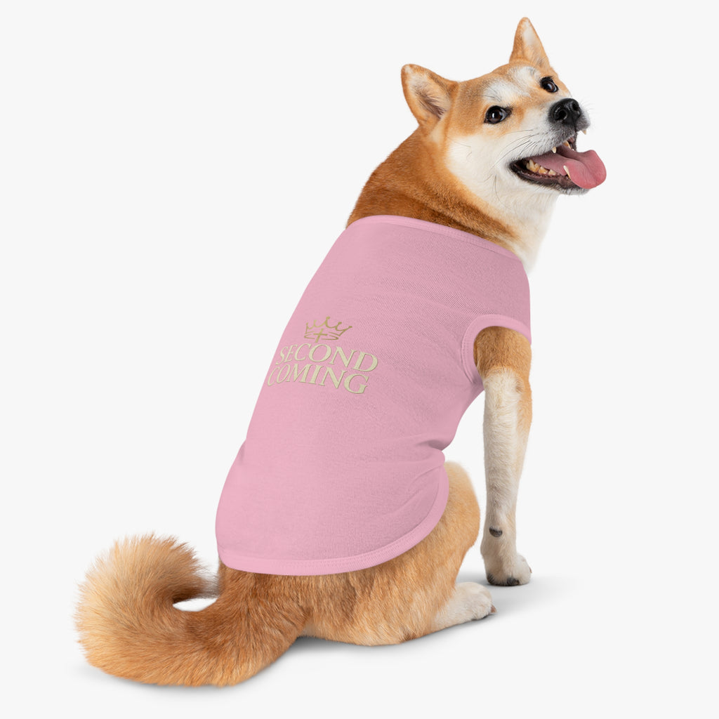 Pet Tank Top — "Second Coming" Crown Dog Shirt