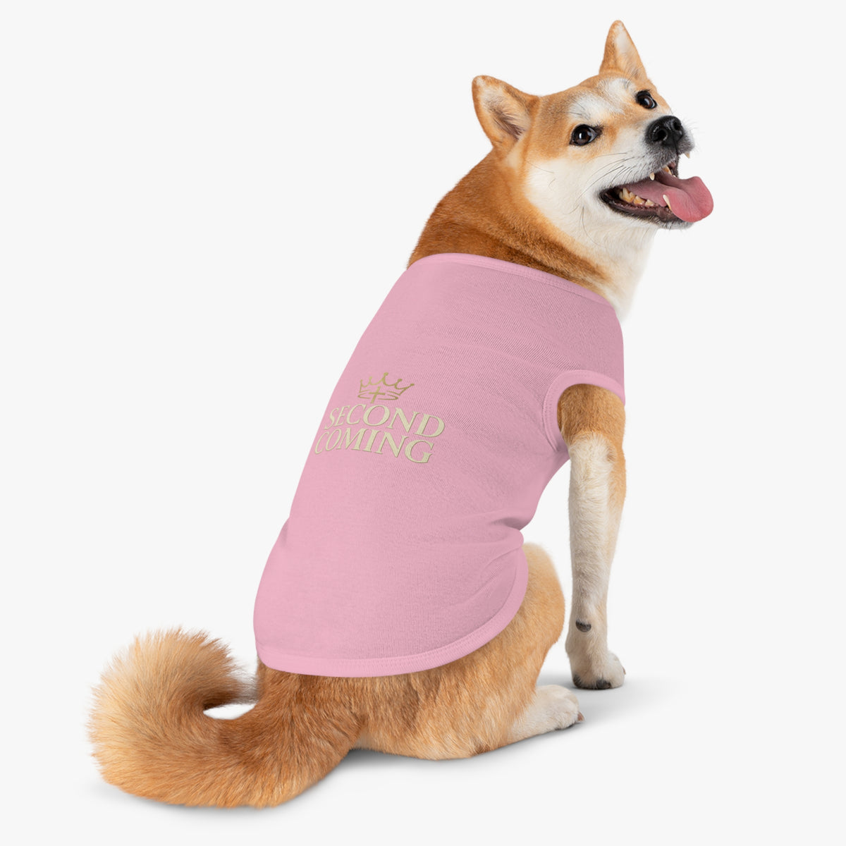 Pet Tank Top — "Second Coming" Crown Dog Shirt