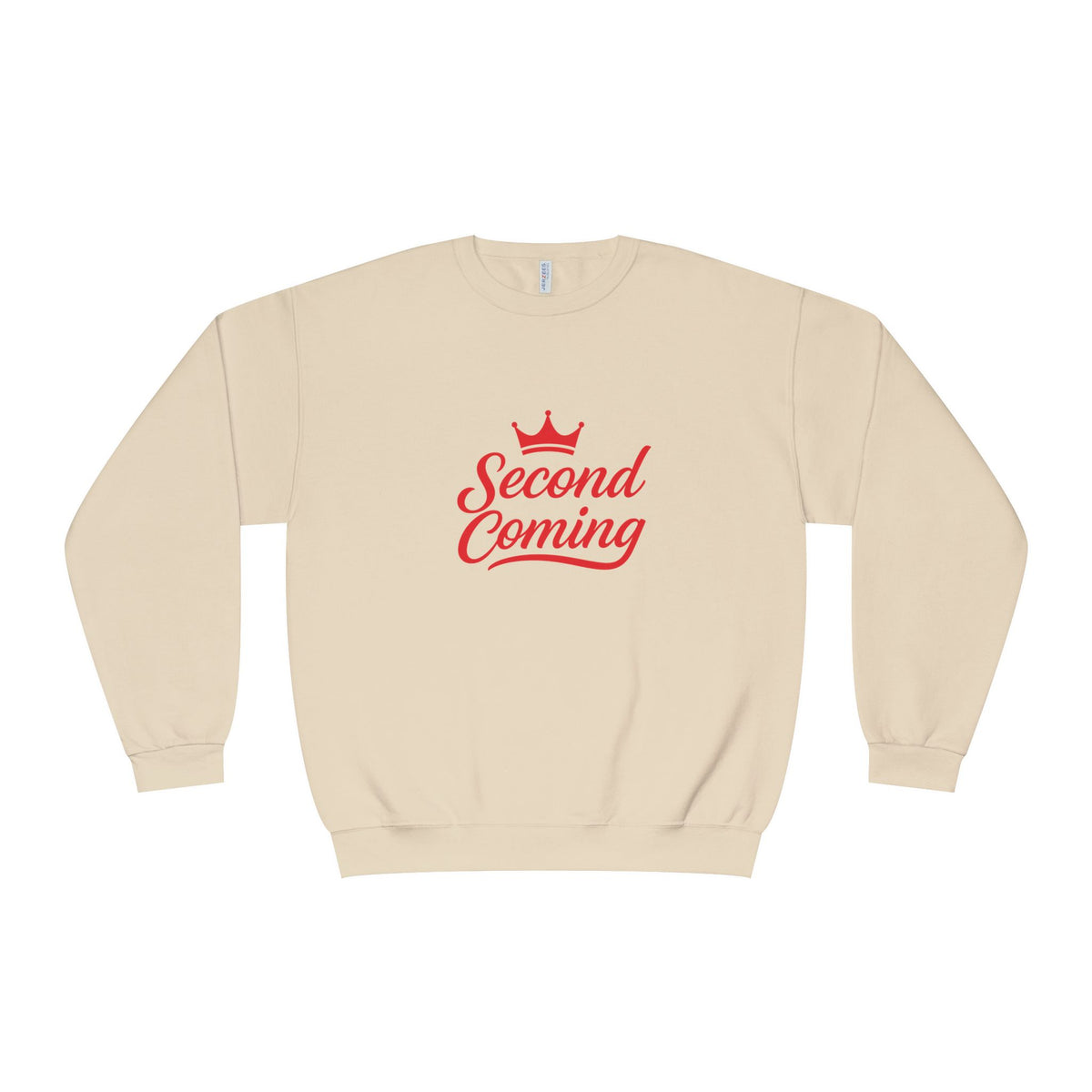 Second Coming Sweatshirt – Bold Script Crown Crewneck