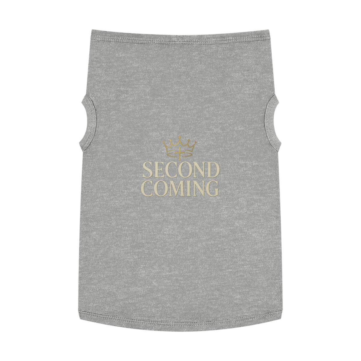 Pet Tank Top — "Second Coming" Crown Dog Shirt