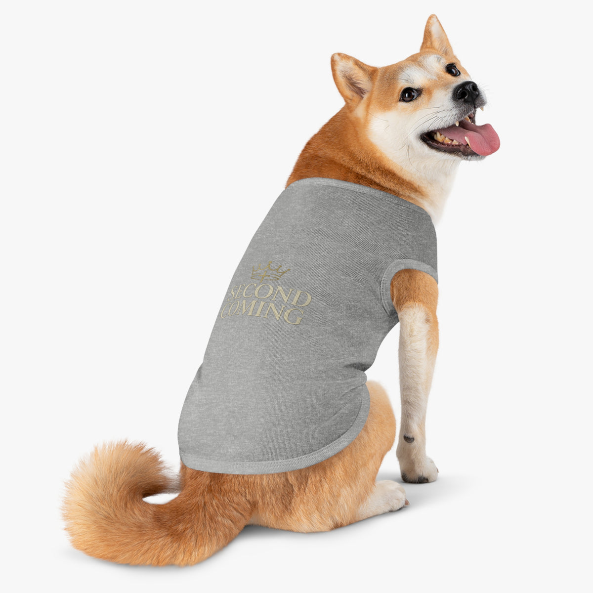 Pet Tank Top — "Second Coming" Crown Dog Shirt