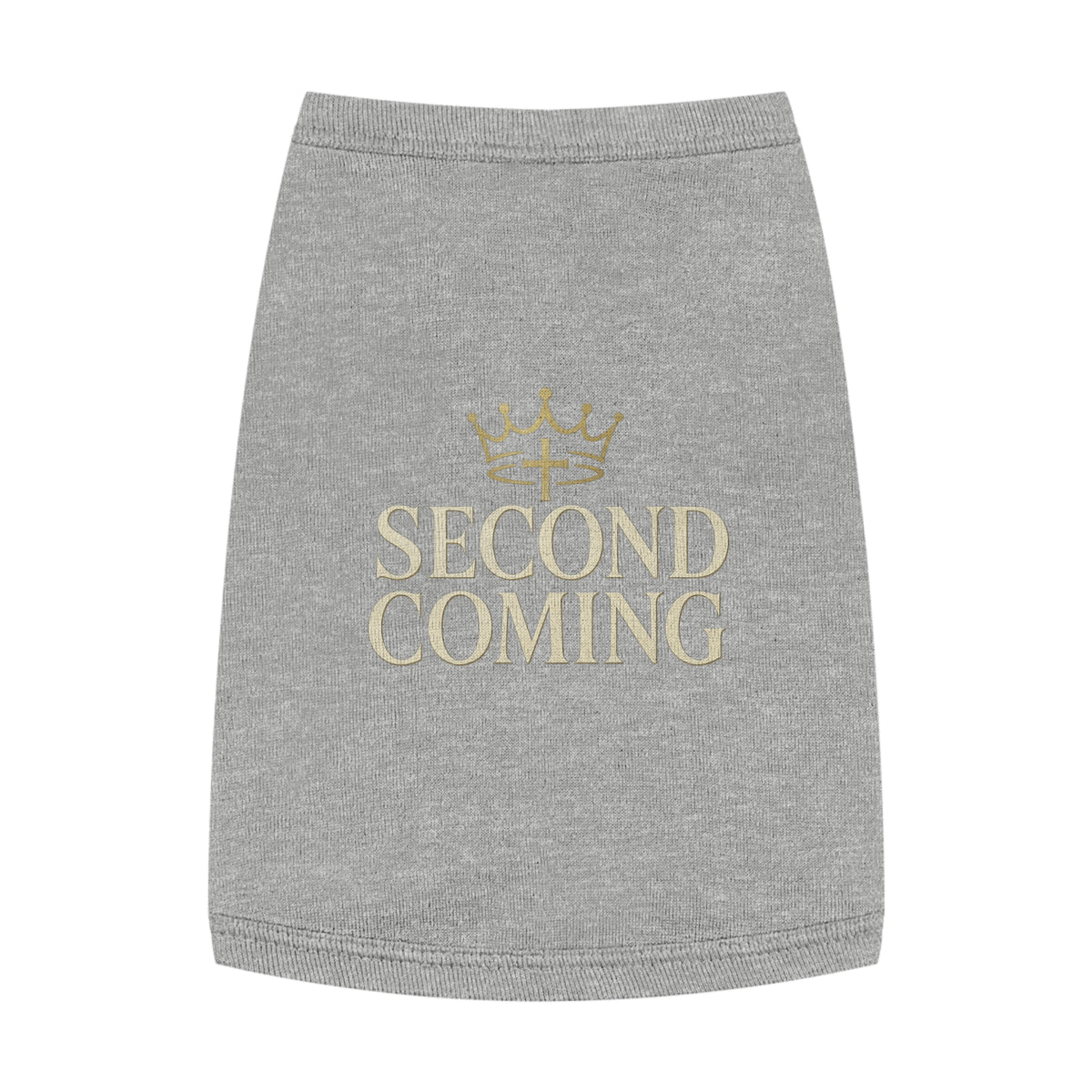 Pet Tank Top — "Second Coming" Crown Dog Shirt