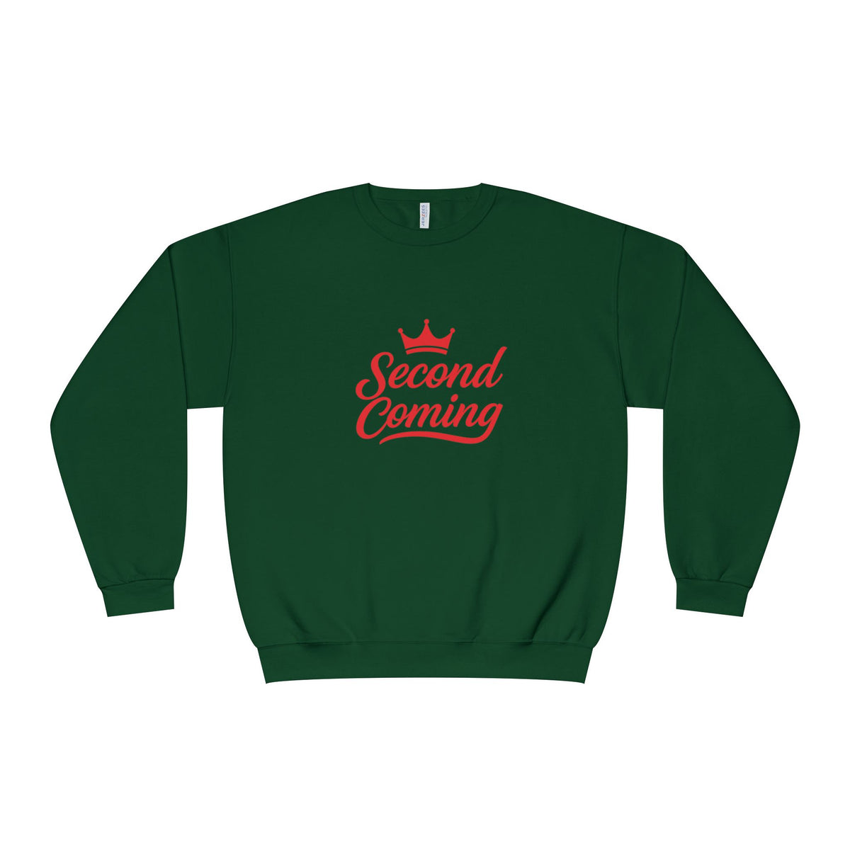 Second Coming Sweatshirt – Bold Script Crown Crewneck