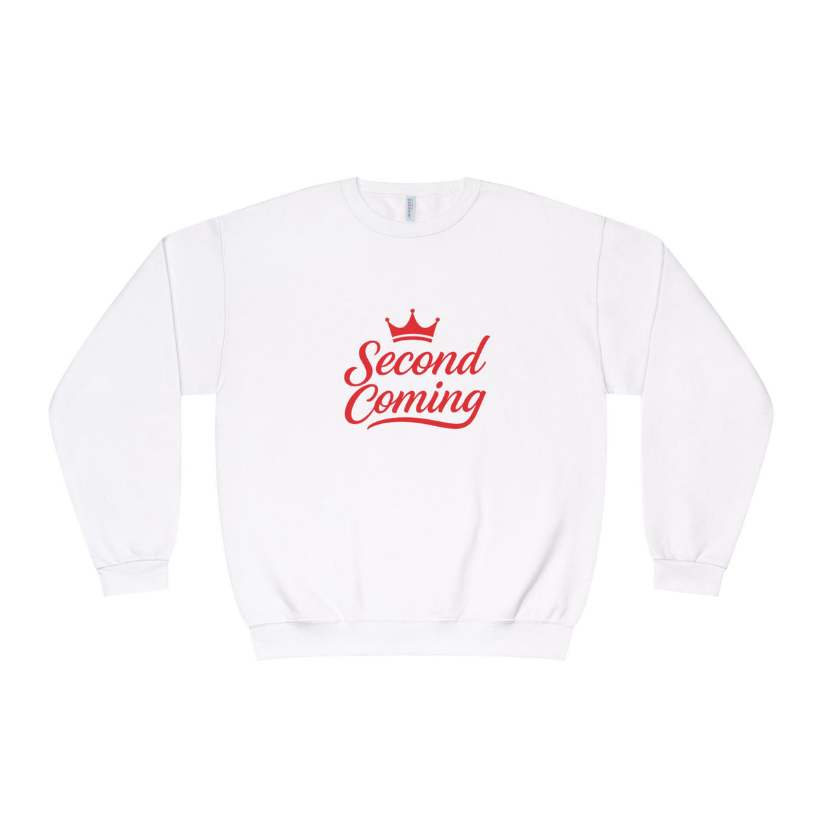 Second Coming Sweatshirt – Bold Script Crown Crewneck