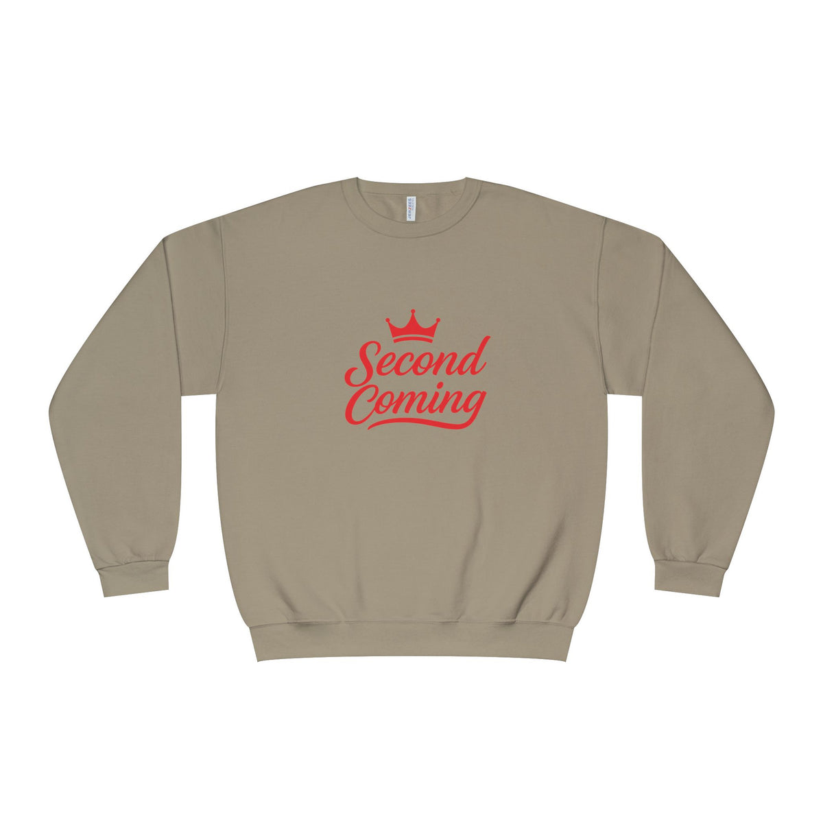 Second Coming Sweatshirt – Bold Script Crown Crewneck