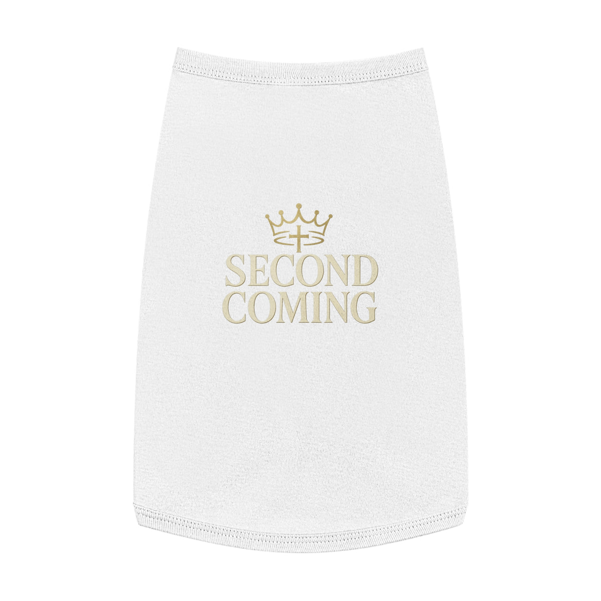 Pet Tank Top — "Second Coming" Crown Dog Shirt