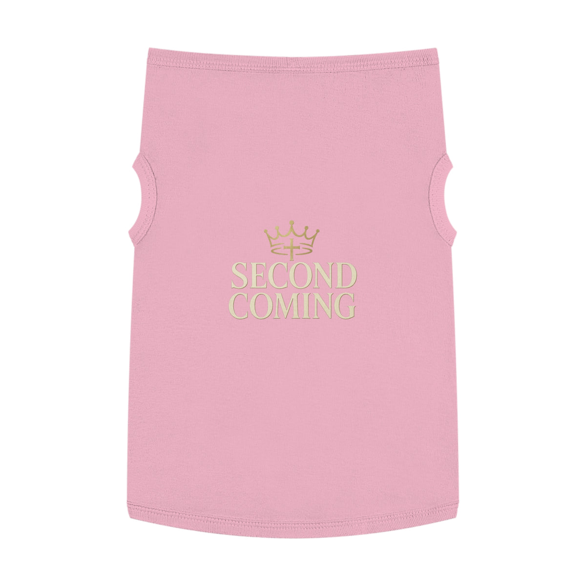 Pet Tank Top — "Second Coming" Crown Dog Shirt