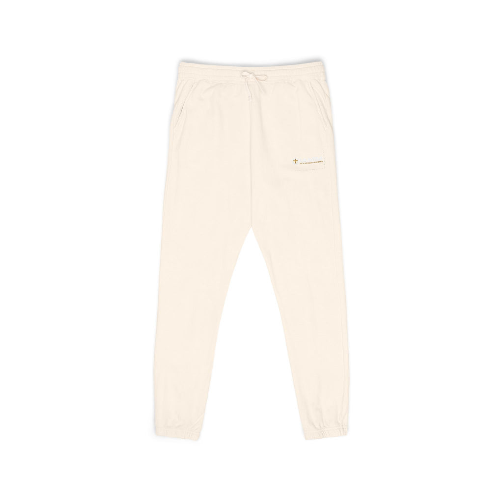 IAMM Fleece Sweatpants — Minimal Logo Joggers